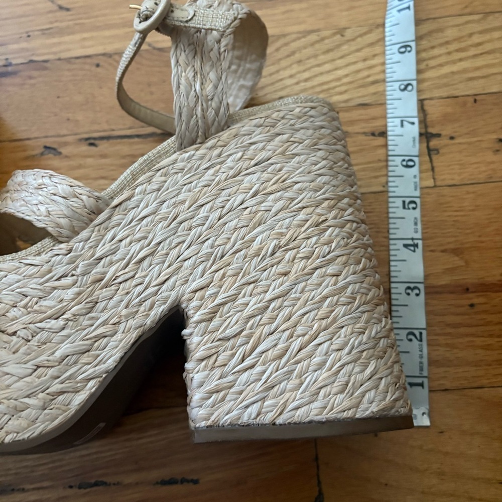 Larroude Woven Platforms Size 11 - Picture 2 of 4